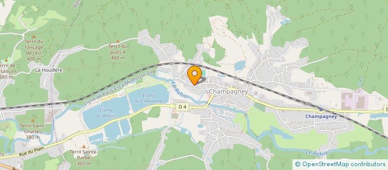 localisation de l'entreprise MADAME MARIA FADILI  CHAMPAGNEY