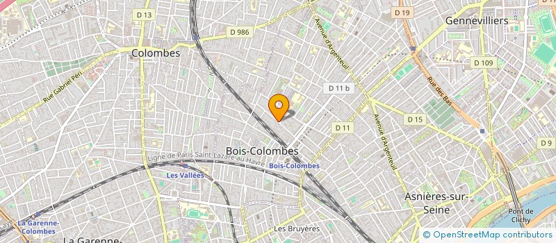 localisation de l'entreprise MADAME MARIA FANOU  BOIS-COLOMBES