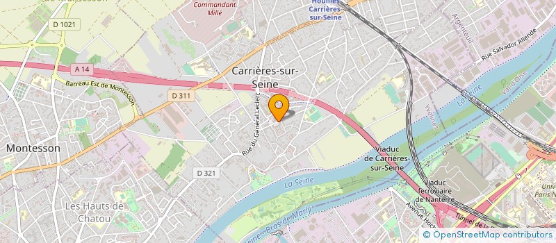 localisation de l'entreprise MADAME MARIA FARIA DE PINA  CARRIERES-SUR-SEINE