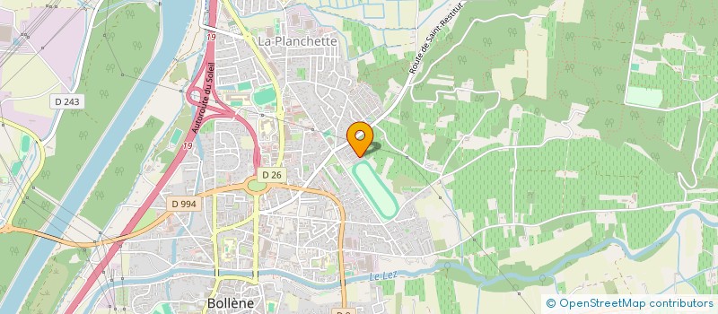 localisation de l'entreprise MADAME MARIA FARIA GOMES  BOLLENE