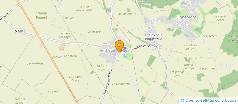 localisation de l'entreprise MADAME MARIA-FATIMA MARTINS  ANTHEUIL-PORTES