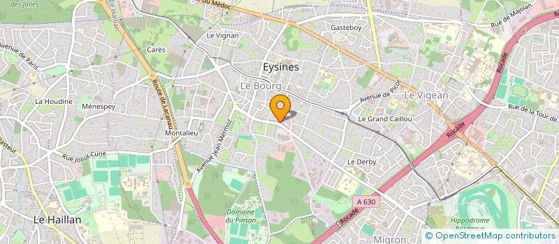 localisation de l'entreprise MADAME MARIA FERNANDES  EYSINES