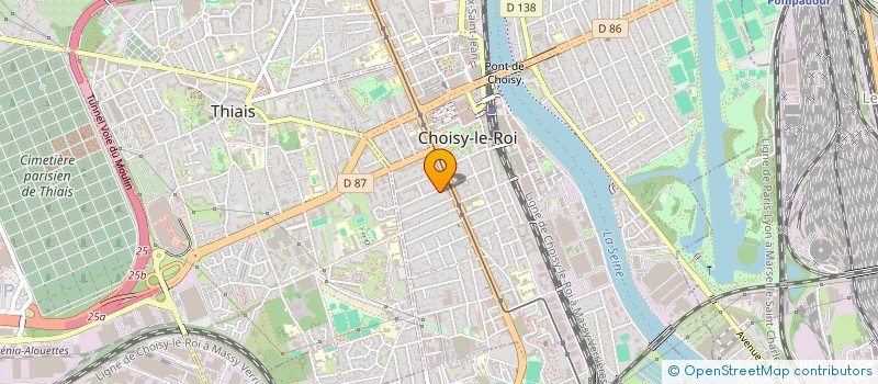 localisation de l'entreprise MADAME MARIA FERNANDES à CHOISY-LE-ROI