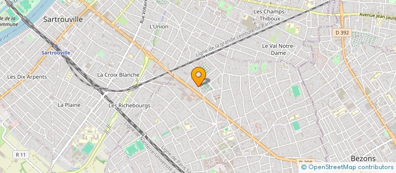 localisation de l'entreprise MADAME MARIA FERNANDES  HOUILLES