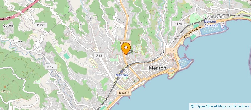 localisation de l'entreprise MADAME MARIA FERNANDES DA SILVA à MENTON