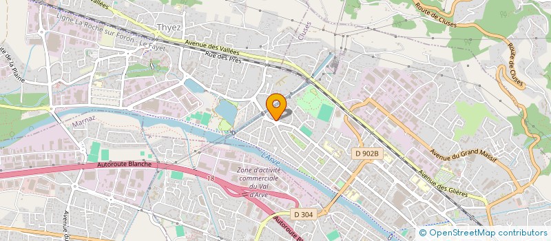 localisation de l'entreprise MADAME MARIA FERNANDEZ VADILLO  CLUSES