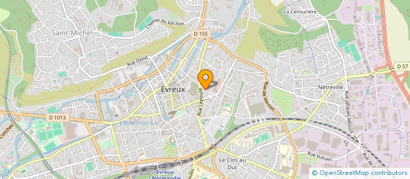 localisation de l'entreprise MADAME MARIA FERREIRA  EVREUX