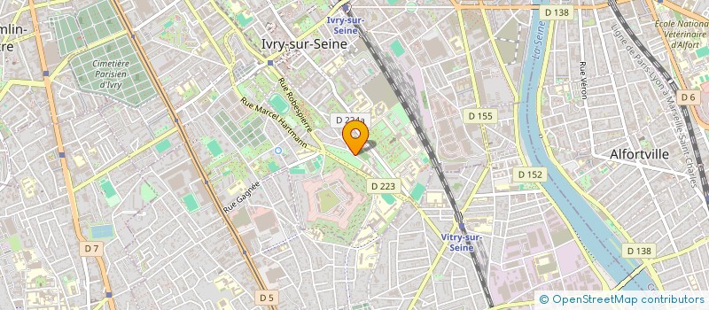 localisation de l'entreprise MADAME MARIA FERREIRA DA ROCHA  IVRY-SUR-SEINE