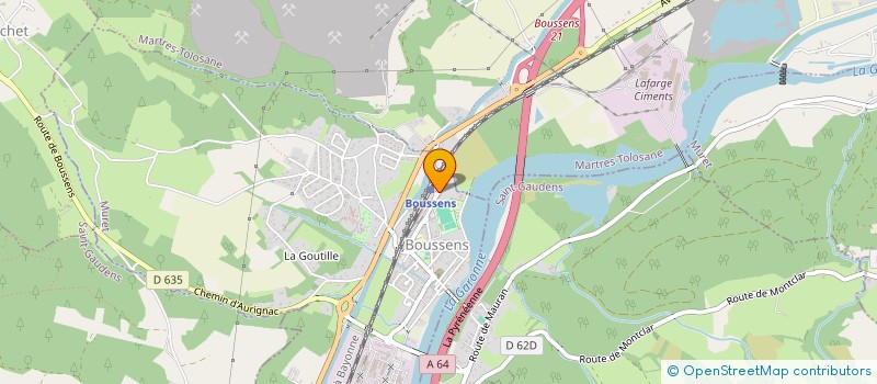 localisation de l'entreprise MADAME MARIA FERREIRA DE SOUSA  BOUSSENS