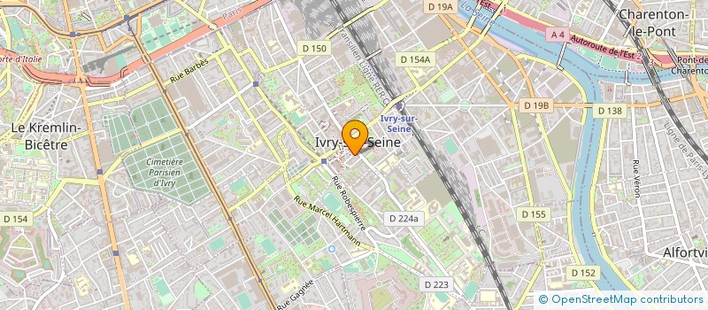 localisation de l'entreprise MADAME MARIA FLORES MIMICA  IVRY-SUR-SEINE