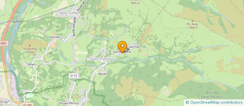 localisation de l'entreprise MADAME MARIA FORNIELES VILLAMIZAR  SAINT-PASTOUS