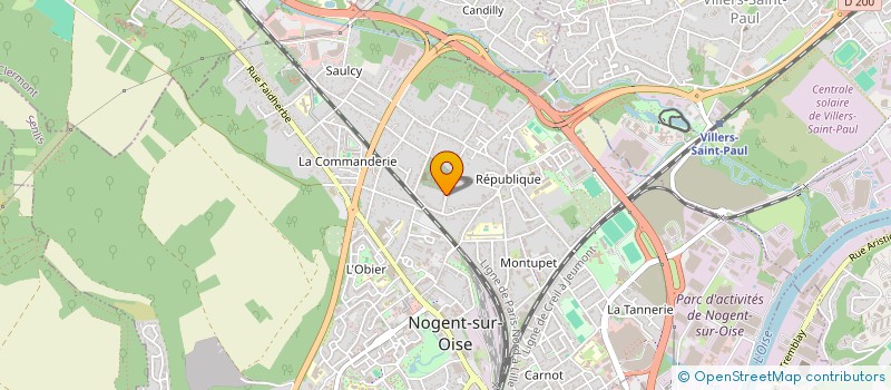 localisation de l'entreprise MADAME MARIA FORTES FURTADO  NOGENT-SUR-OISE