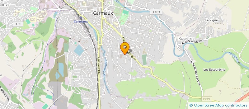 localisation de l'entreprise MADAME MARIA FRANCO  CARMAUX