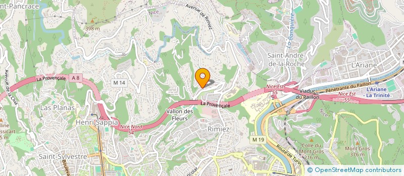 localisation de l'entreprise MADAME MARIA FREDING  NICE