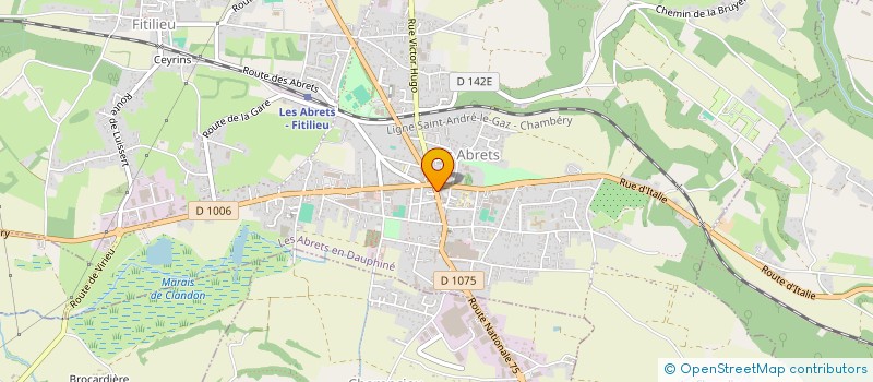 localisation de l'entreprise MADAME MARIA FREITAZ-VAZ à LES ABRETS-EN-DAUPHINE