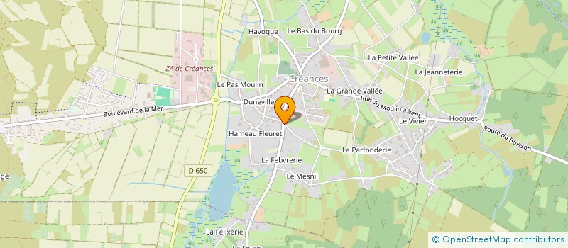 localisation de l'entreprise MADAME MARIA FROMAGE à CREANCES