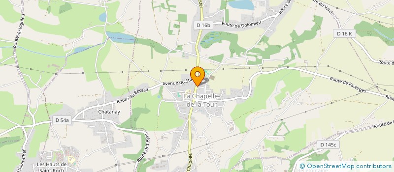 localisation de l'entreprise MADAME MARIA-GABRIELA MACRIS  LA CHAPELLE-DE-LA-TOUR