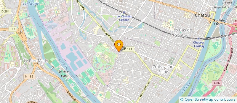 localisation de l'entreprise MADAME MARIA GABRIELA PASCUAL  LE VESINET