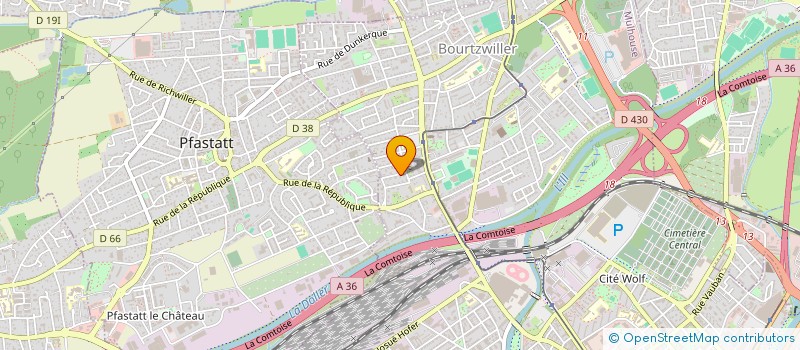 localisation de l'entreprise MADAME MARIA GALAN  MULHOUSE