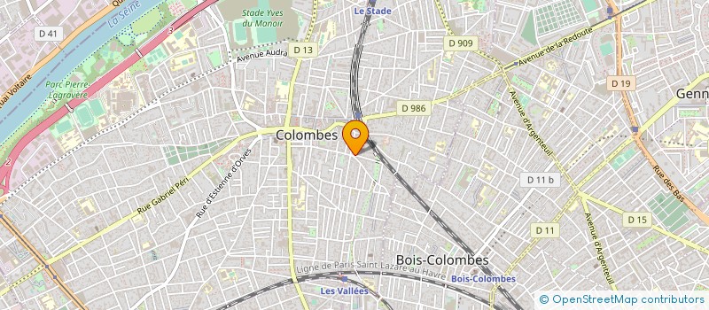 localisation de l'entreprise MADAME MARIA GARCIA à COLOMBES