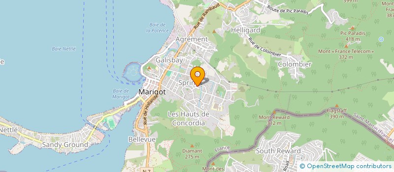 localisation de l'entreprise MADAME MARIA GARCIA  SAINT-MARTIN