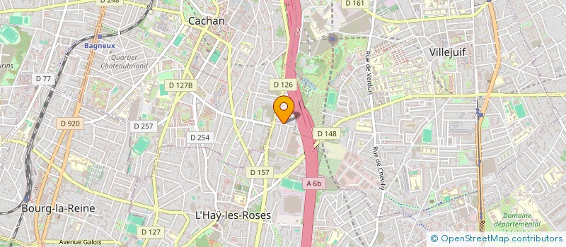 localisation de l'entreprise MADAME MARIA GARCIA HERRERA  L'HAY-LES-ROSES