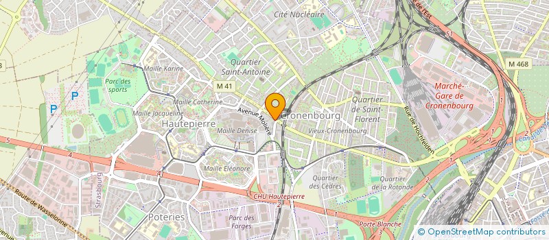 localisation de l'entreprise MADAME MARIA GERTRUDES à STRASBOURG