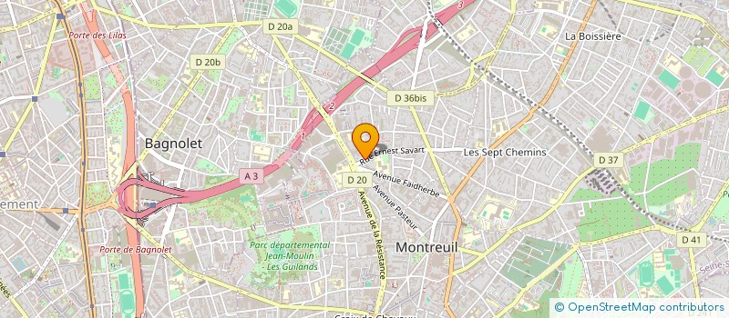 localisation de l'entreprise MADAME MARIA GHERBAOUI  MONTREUIL