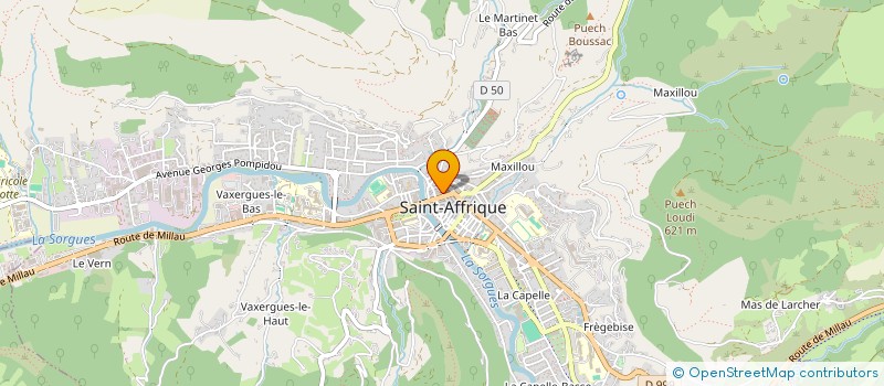 localisation de l'entreprise MADAME MARIA GHERHES à SAINT-AFFRIQUE