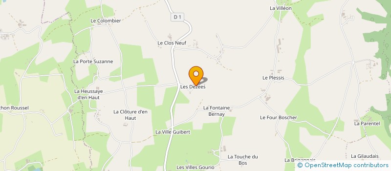 localisation de l'entreprise MADAME MARIA GICQUEL  LE MENE