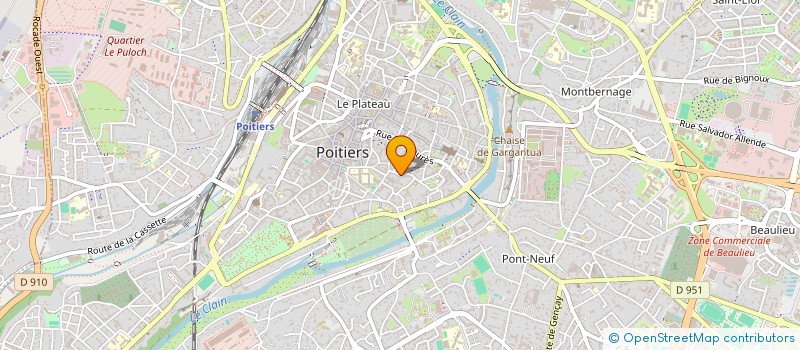 localisation de l'entreprise MADAME MARIA GILARDI  POITIERS