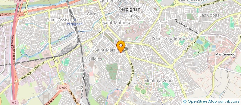 localisation de l'entreprise MADAME MARIA GINESTA  PERPIGNAN