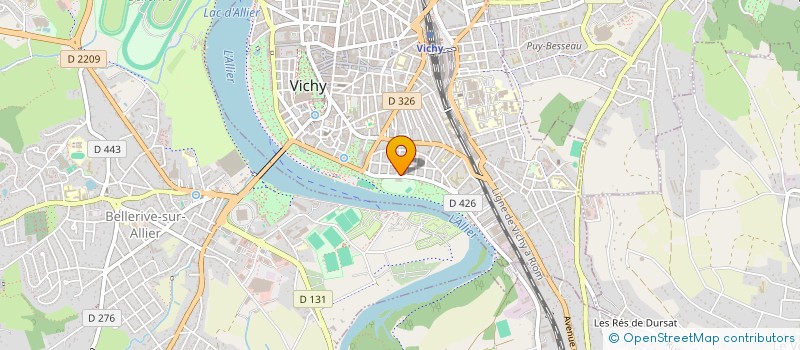 localisation de l'entreprise MADAME MARIA GIOVINAZZO à VICHY