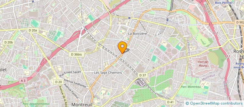 localisation de l'entreprise MADAME MARIA GODOY RUIZ à MONTREUIL