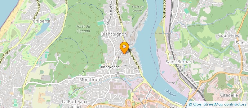 localisation de l'entreprise MADAME MARIA GOICOECHEA-VERA  ANGLET