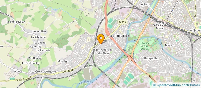 localisation de l'entreprise MADAME MARIA GOLAB à LE MANS