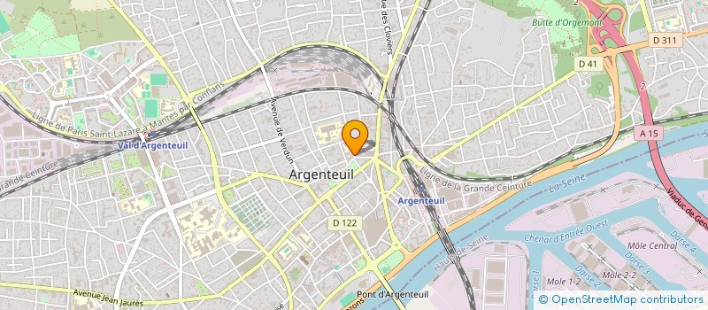 localisation de l'entreprise MADAME MARIA GOMES à ARGENTEUIL