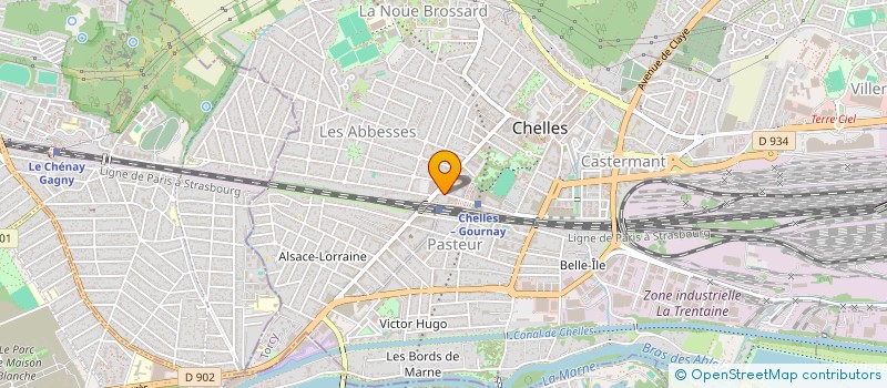 localisation de l'entreprise MADAME MARIA GOMES  CHELLES