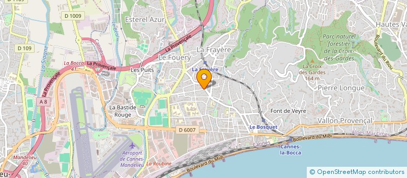 localisation de l'entreprise MADAME MARIA GOMES DA SILVA à CANNES