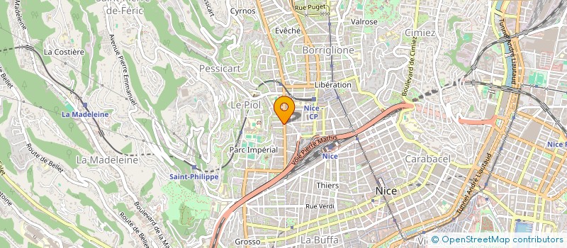 localisation de l'entreprise MADAME MARIA GONCALVES MARTINS  NICE
