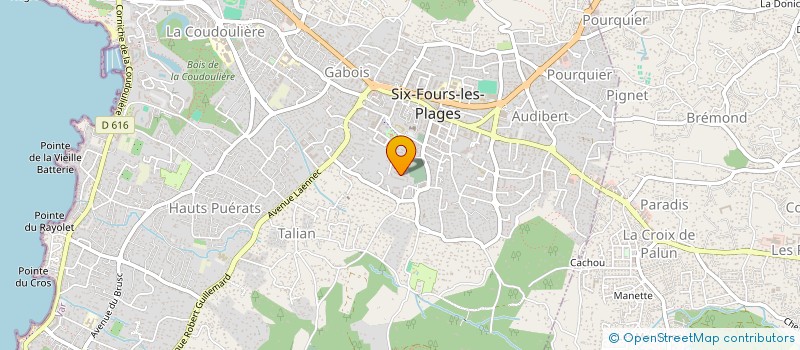 localisation de l'entreprise MADAME MARIA GONCALVES RIBEIRO à SIX-FOURS-LES-PLAGES