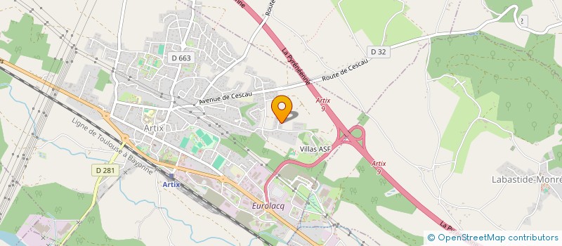 localisation de l'entreprise MADAME MARIA GONZALEZ à ARTIX