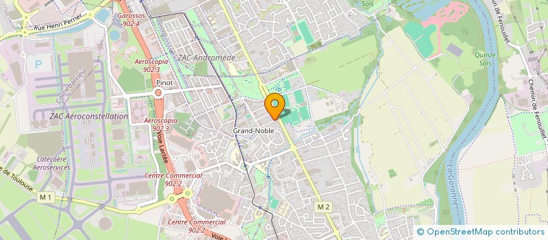 localisation de l'entreprise MADAME MARIA GONZALEZ  BLAGNAC