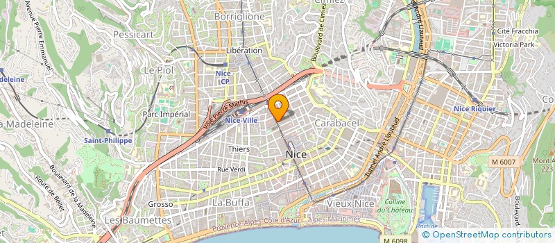 localisation de l'entreprise MADAME MARIA GORETI MENDES PEIREIRA DUARTE à NICE
