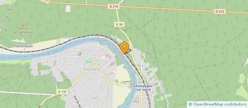 localisation de l'entreprise MADAME MARIA GOUBERT  CHAMPAGNE-SUR-SEINE