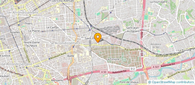 localisation de l'entreprise MADAME MARIA GOUTAS à MARSEILLE
