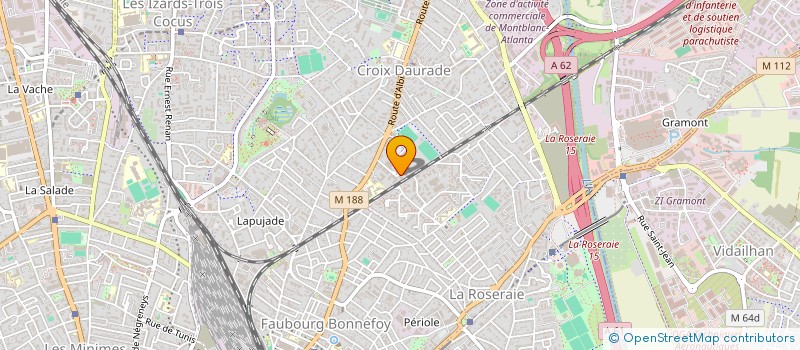 localisation de l'entreprise MADAME MARIA GRACIA ORTEGA à TOULOUSE