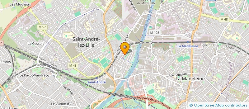 localisation de l'entreprise MADAME MARIA GRANDE  SAINT-ANDRE-LEZ-LILLE