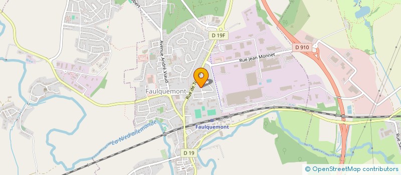 localisation de l'entreprise MADAME MARIA-GRAZIA BALSANO  FAULQUEMONT