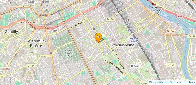 localisation de l'entreprise MADAME MARIA GRAZIA NOCE  IVRY-SUR-SEINE